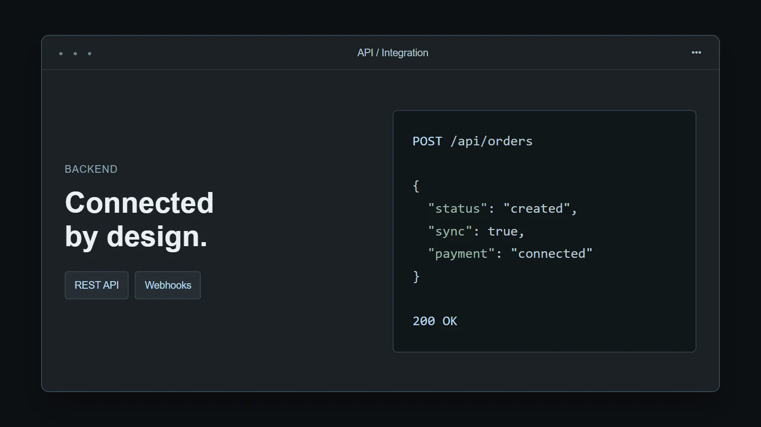 Backend для сайтів і сервісів